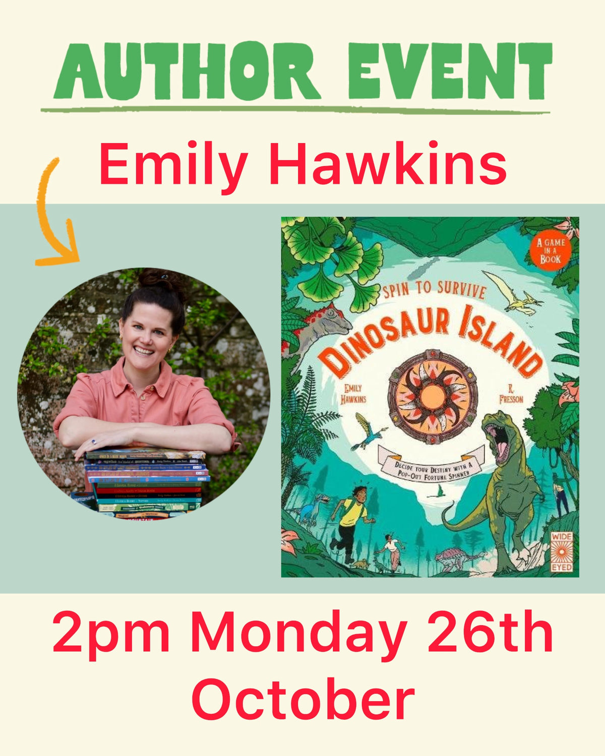 A Spin to Survive event with EMILY HAWKINS - 26/10/26